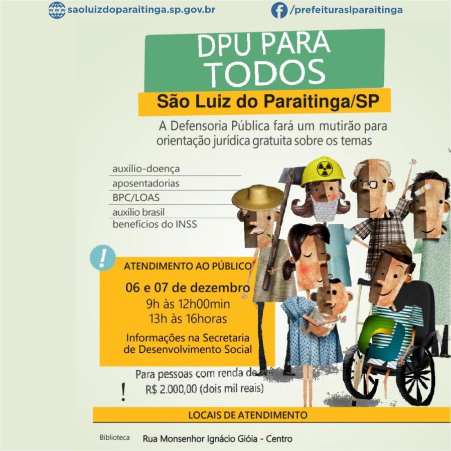 DPU para todos - São Luiz do Paraitinga