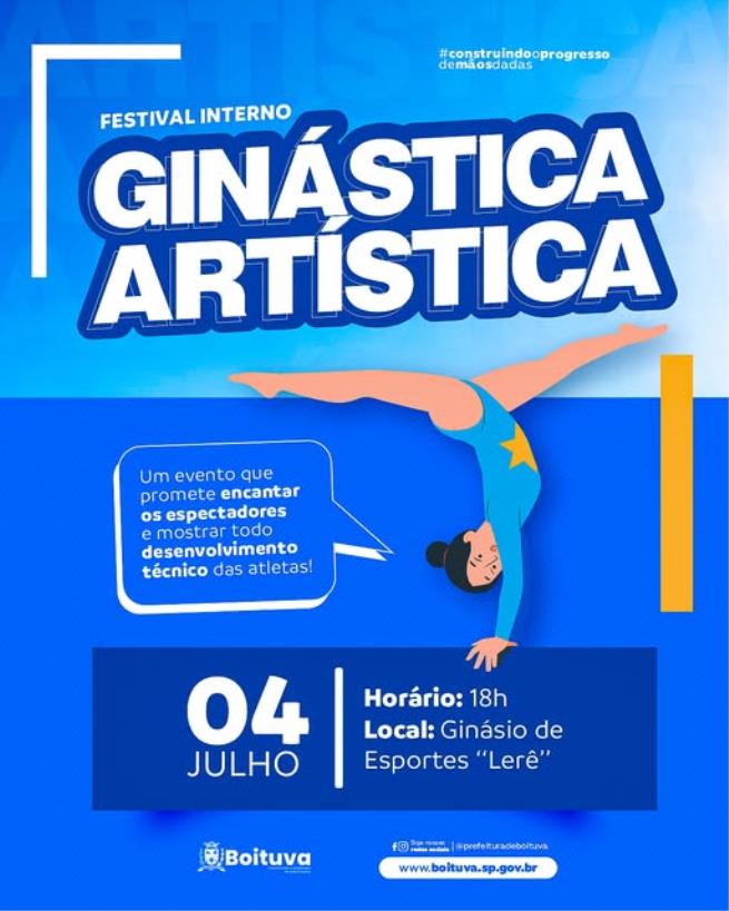GINÁSIO LERÊ RECEBE FESTIVAL INTERNO DE GINÁSTICA