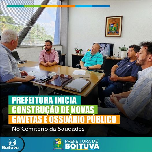 PREFEITURA INICIA CONSTRUÇÃO DE NOVAS GAVETAS E OSSUÁRIO PÚBLICO NO CEMITÉRIO DA SAUDADE