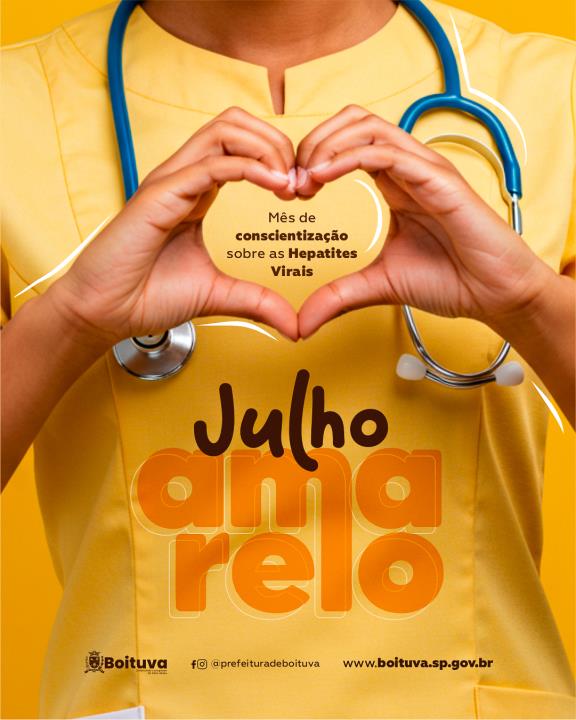 JULHO AMARELO CONSCIENTIZA SOBRE AS HEPATITES VIRAIS