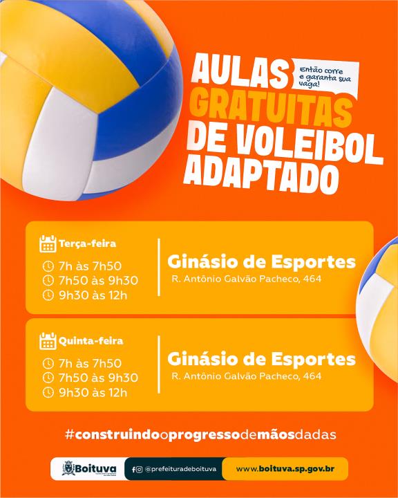 AULAS GRATUITAS DE VOLEIBOL ADAPTADO