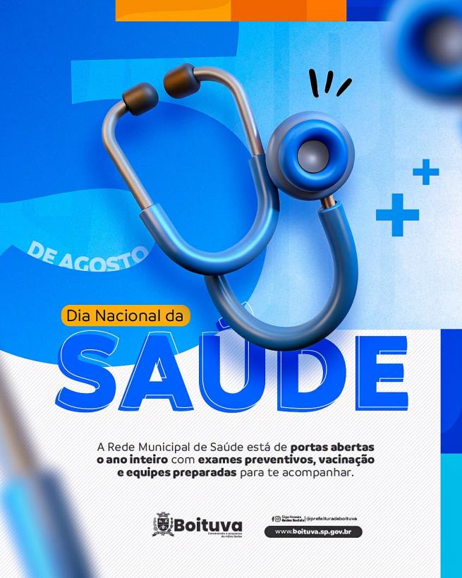 SAÚDE É PRIORIDADE!