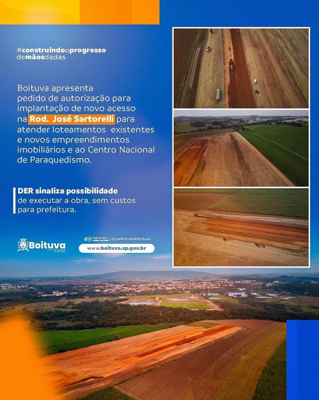 IMPLANTAÇÃO DE NOVO ACESSO NA ROD. JOSÉ SARTORELLI