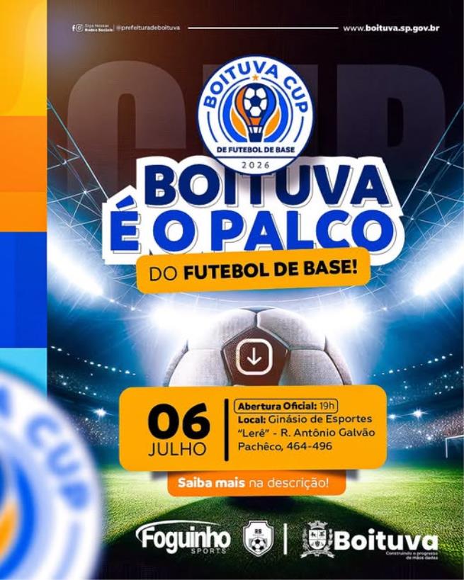 BOITUVA É O PALCO DO FUTEBOL DE BASE!