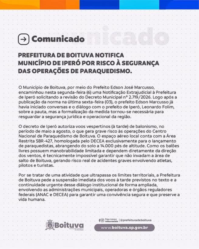NOTA OFICIAL