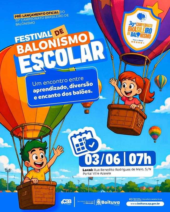 PRÉ-LANÇAMENTO DO MAIOR EVENTO DE BALONISMO DO BRASIL!