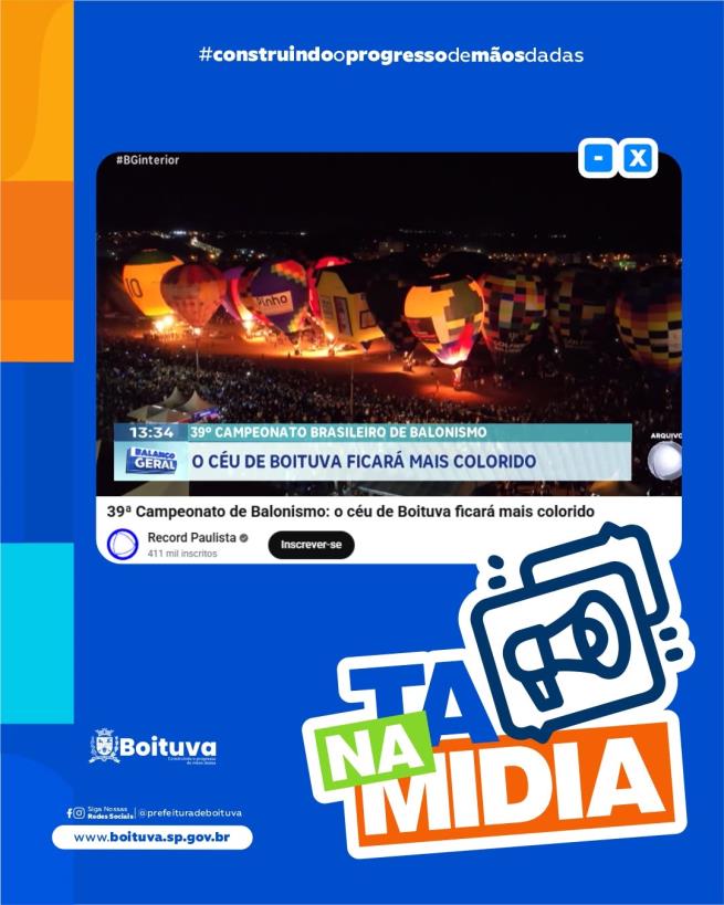 TÁ NA MÍDIA