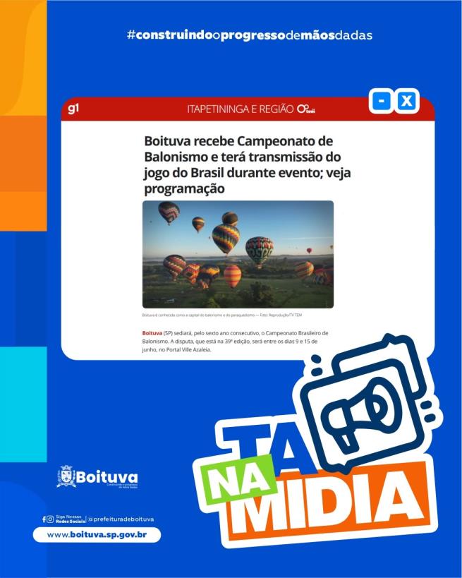 TÁ NA MÍDIA
