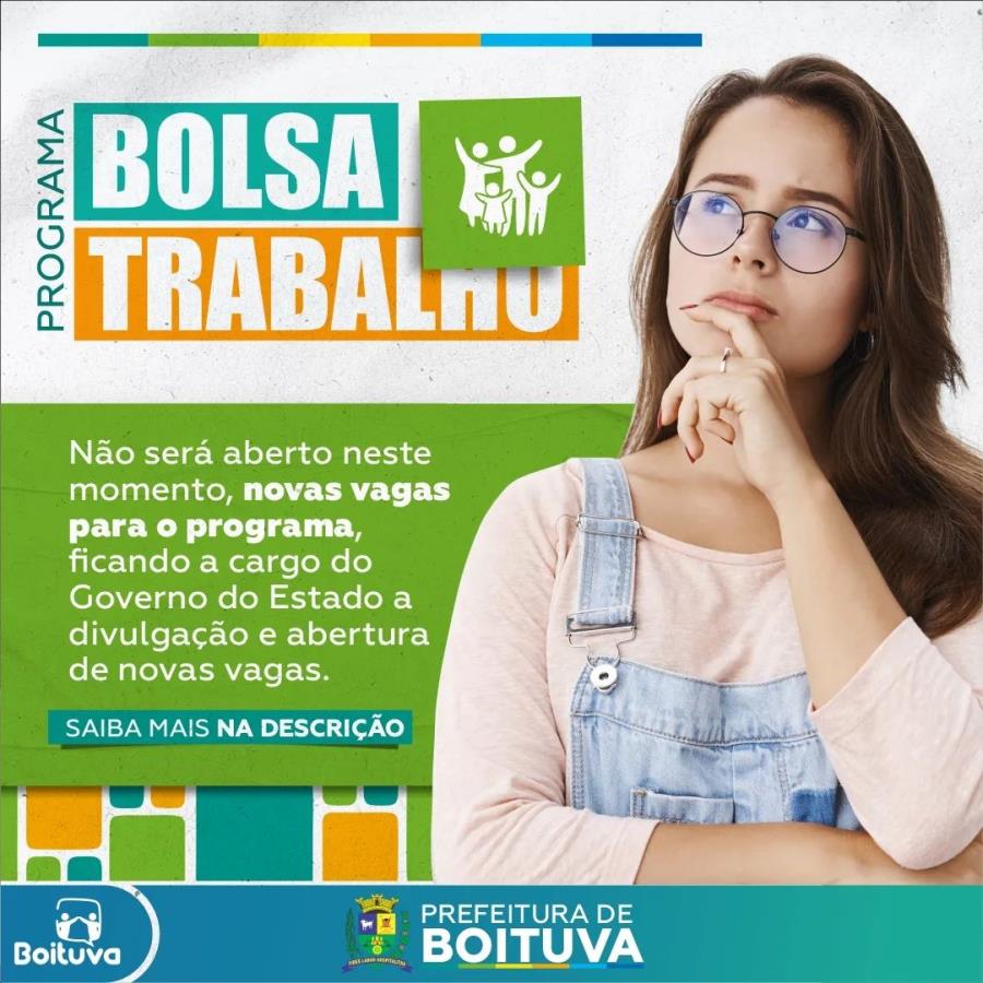 Governo Do Estado De SÃo Paulo NÃo Abre Novo Edital Para Vagas Do“bolsa Trabalho” Prefeitura 2676