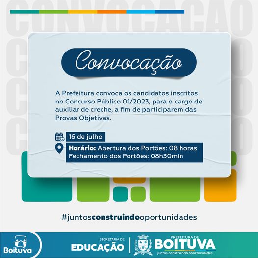 Pref. São Paulo: CONVOCAÇÃO de PROFESSOR TEMPORÁRIO-Butantã e São Mateus –  Colabora Concursos