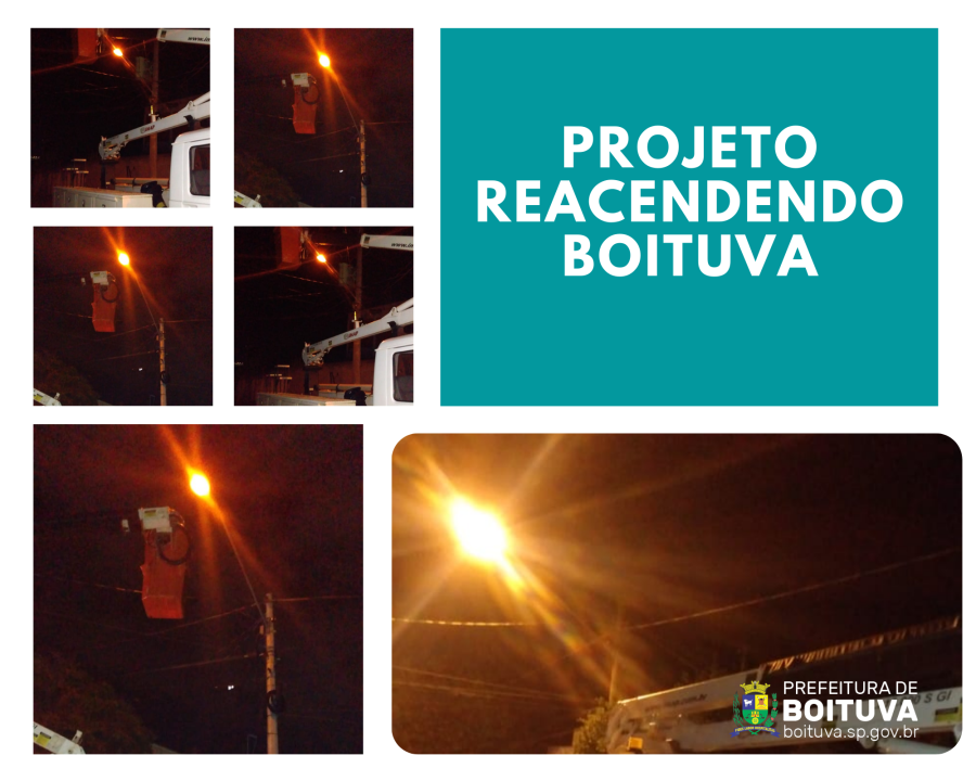 O PROJETO “REACENDENDO BOITUVA” REALIZA MANUTENÇÃO EM DIVERSOS LOCAIS