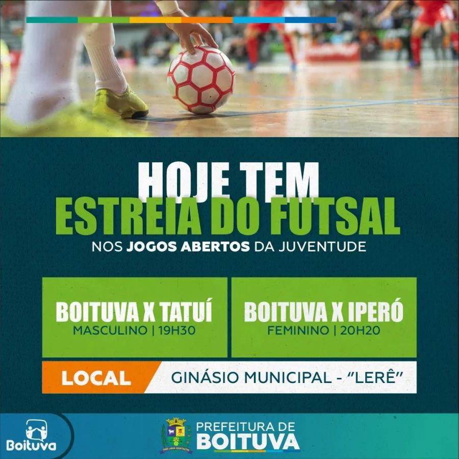 MUNICIPAL DE FUTSAL: Dois jogos do feminino e um do masculino hoje