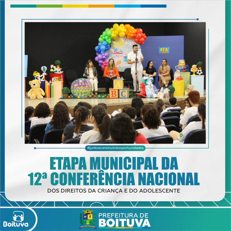 Etapa Municipal Da 12ª ConferÊncia Nacional Dos Direitos Da CrianÇa Do