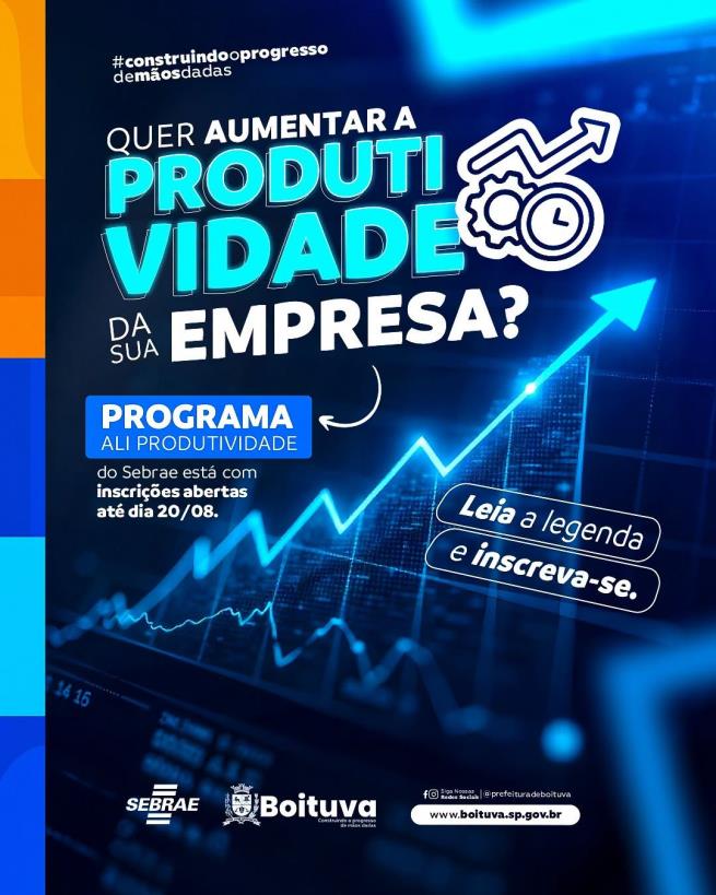 ATENÇÃO, EMPREENDEDOR DE BOITUVA!