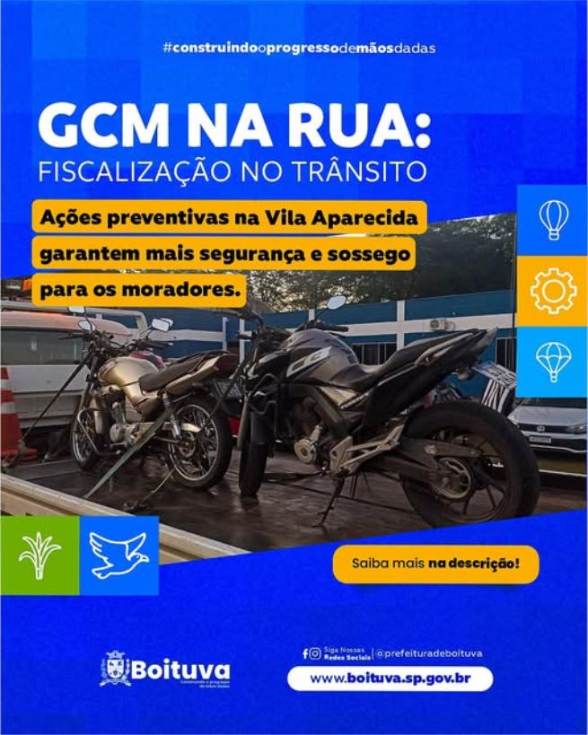 GCM EM AÇÃO: MAIS SEGURANÇA NO TRÂNSITO!
