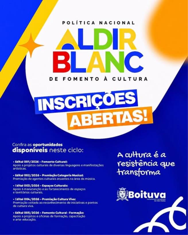 POLÍTICA NACIONAL ALDIR BLANC (PNAB) 2026