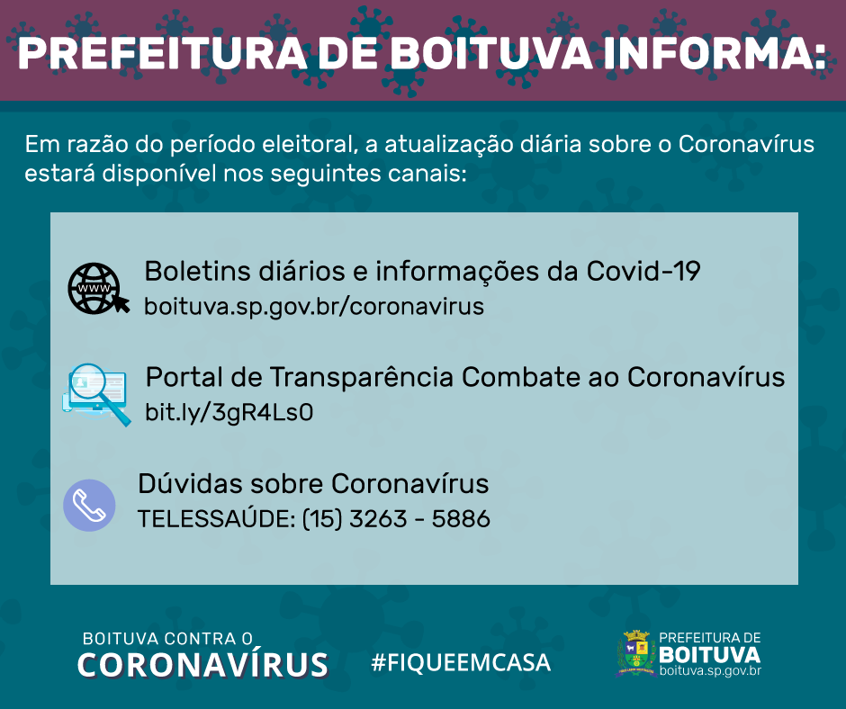 COMUNICADO OFICIAL - Vedação de propaganda institucional em período eleitoral