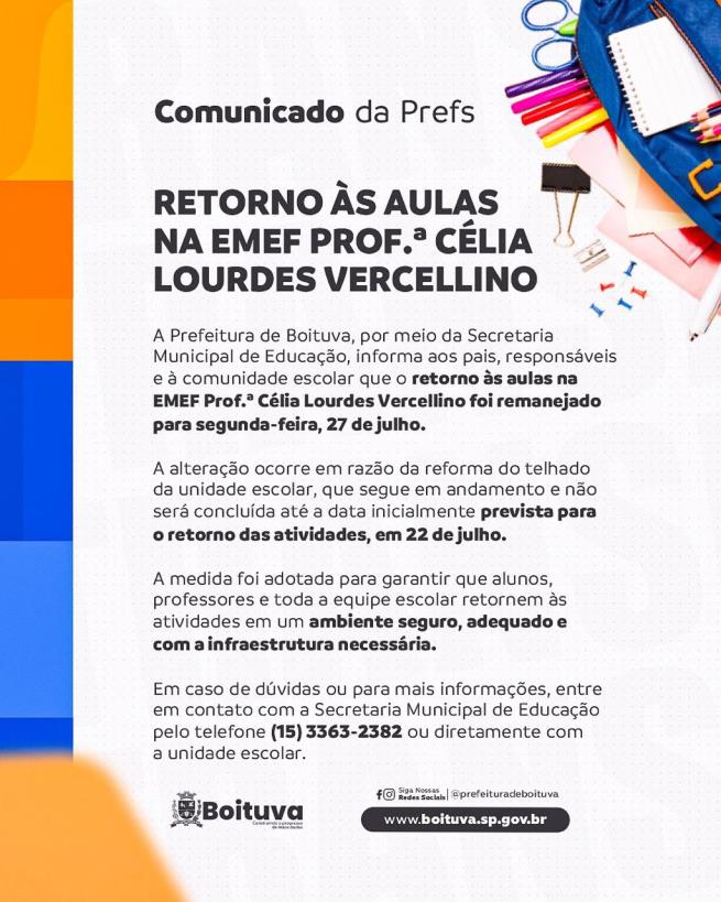 VOLTAS AS AULAS VERCELLINO