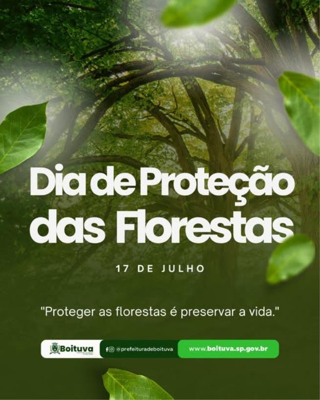 DIA DE PROTEÇÃO DAS FLORESTAS