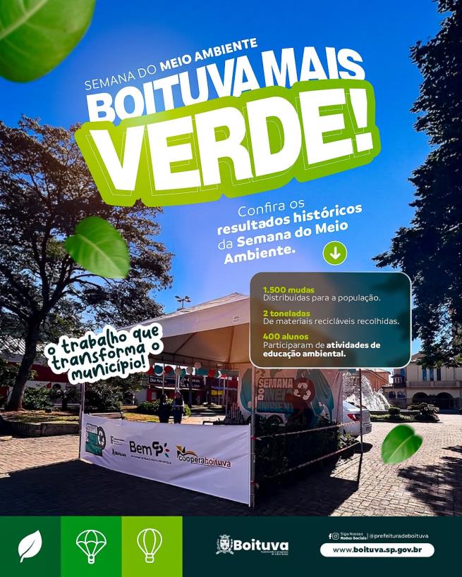 RESUMO DE UM FUTURO MAIS VERDE!