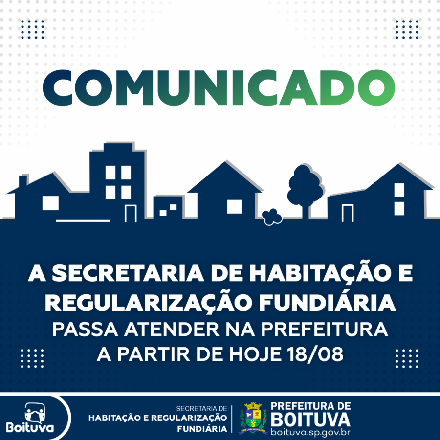 Secretaria de habitação indefere pedido de realização de evento em