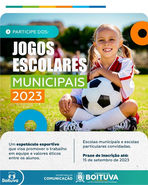 Vem ai!! Jogos escolares 2023. – Prefeitura Municipal de Cosmópolis