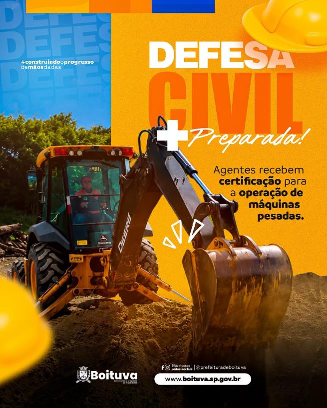 MAIS PREPARAÇÃO E SEGURANÇA PARA BOITUVA!