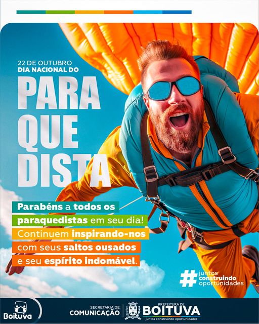 22 DE OUTUBRO | DIA NACIONAL DO PARAQUEDISTA