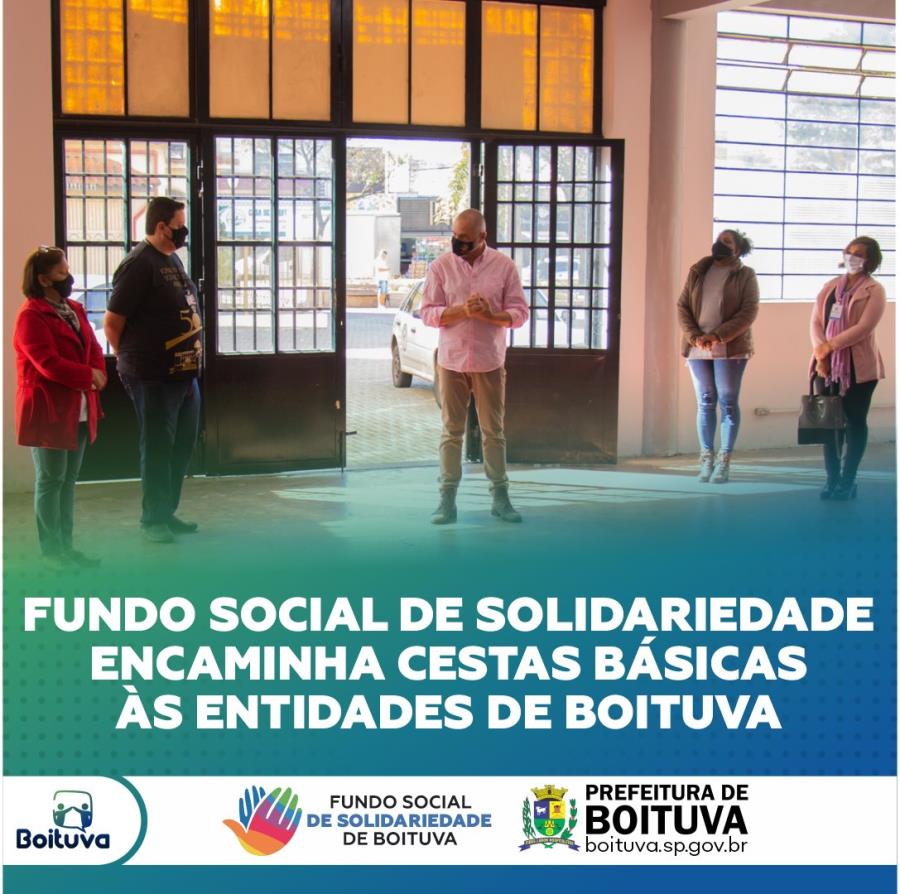 Parceria do Fundo Social de Solidariedade com entidade doa