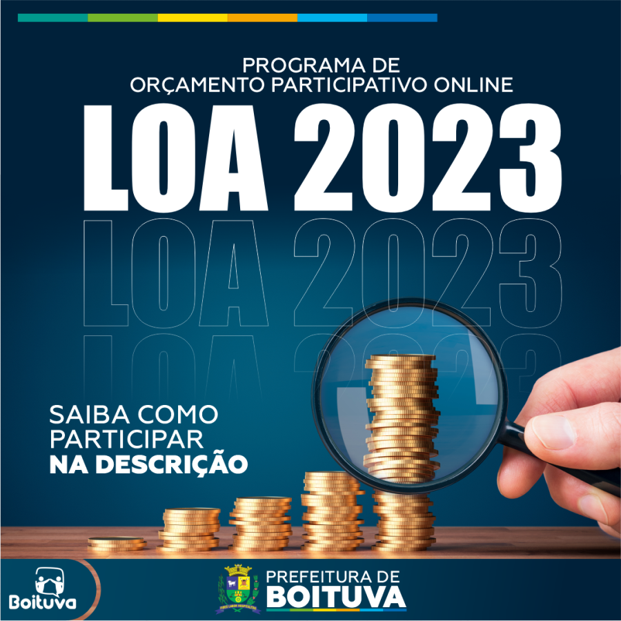 PREFEITURA LANÇA O PROGRAMA DE ORÇAMENTO PARTICIPATIVO ONLINE; SAIBA COMO PARTICIPAR NA DESCRIÇÃO