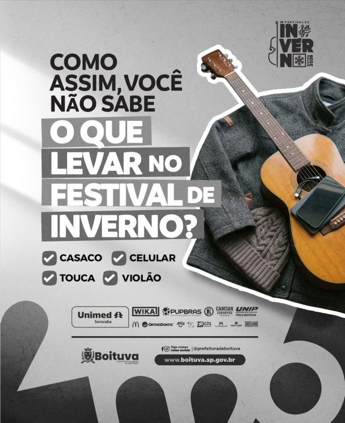 Pode tirar o violão da mochila!