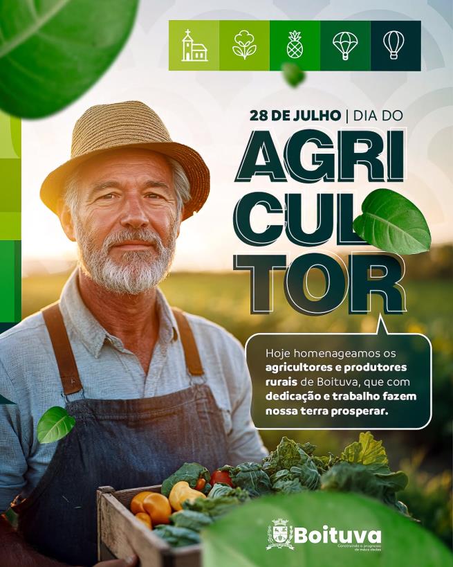 28 DE JULHO | DIA DO AGRICULTOR