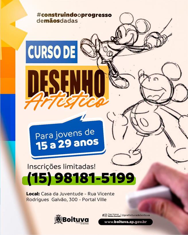 CURSO DE DESENHO ARTÍSTICO