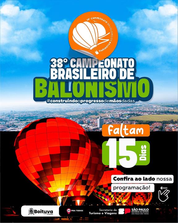 38º Campeonato Brasileiro de Balonismo – Boituva 2025