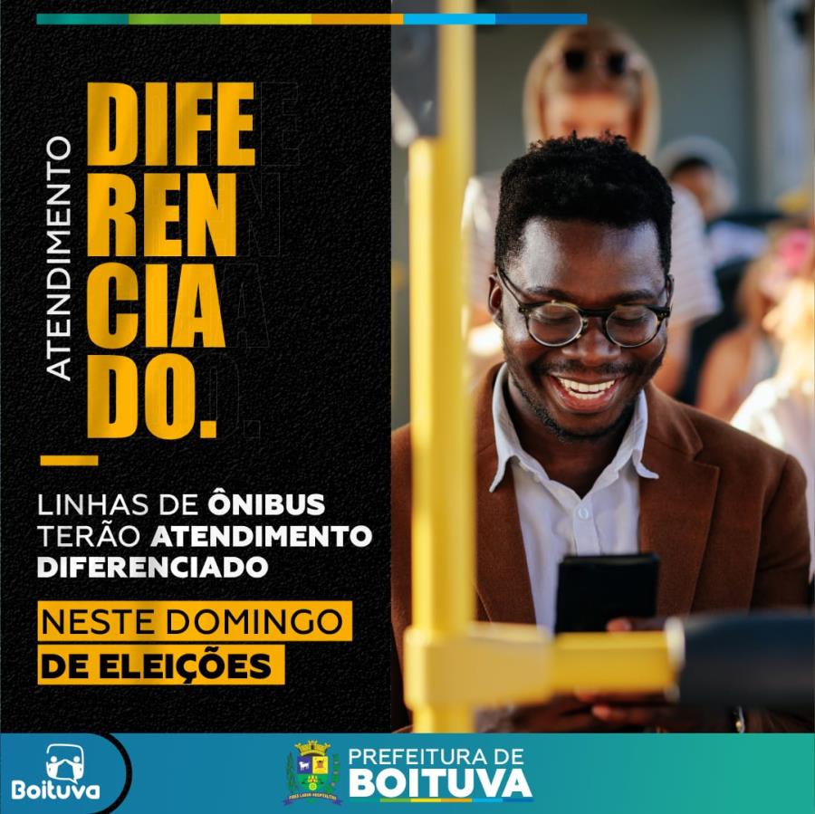 LINHAS DE ÔNIBUS TERÃO ATENDIMENTO DIFERENCIADO NESTE DOMINGO DE ELEIÇÕES; CONFIRA OS HORÁRIOS