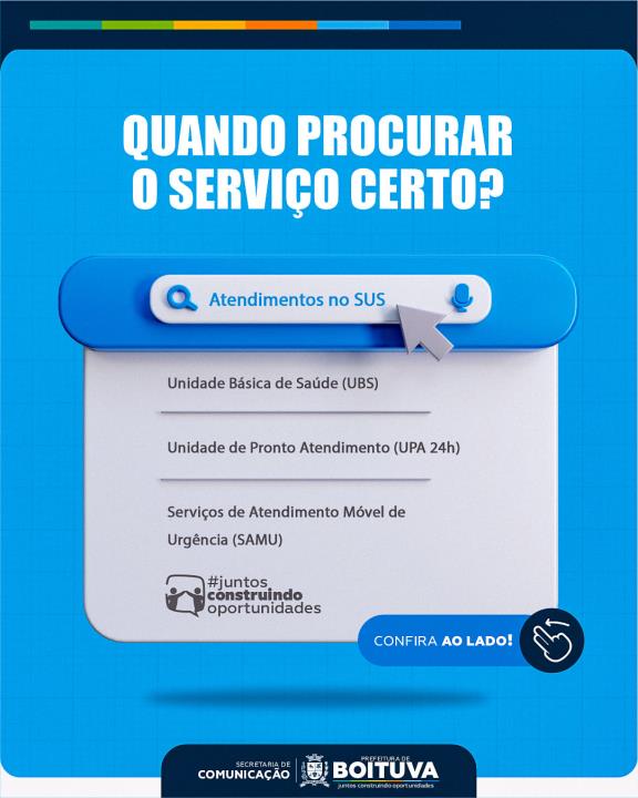 NA DÚVIDA DE QUAL UNIDADE RECORRER?