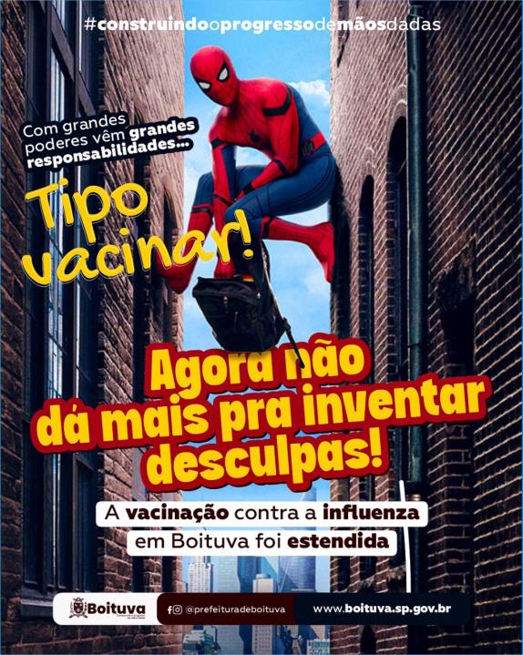 BOITUVA AUMENTA A VACINAÇÃO CONTRA A GRIPE