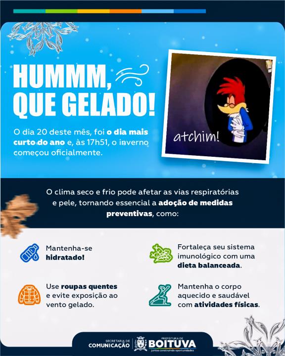HUMMM, QUE GELADO! 🥶