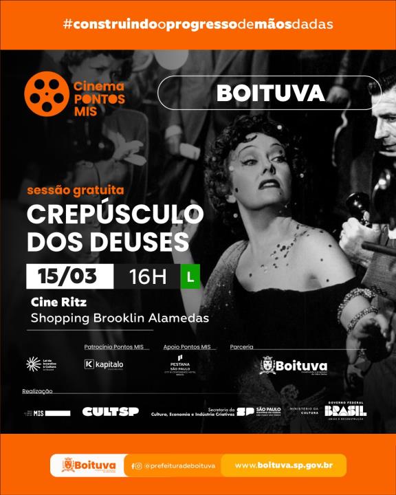 CINECLUBE PONTO MIS EM BOITUVA!