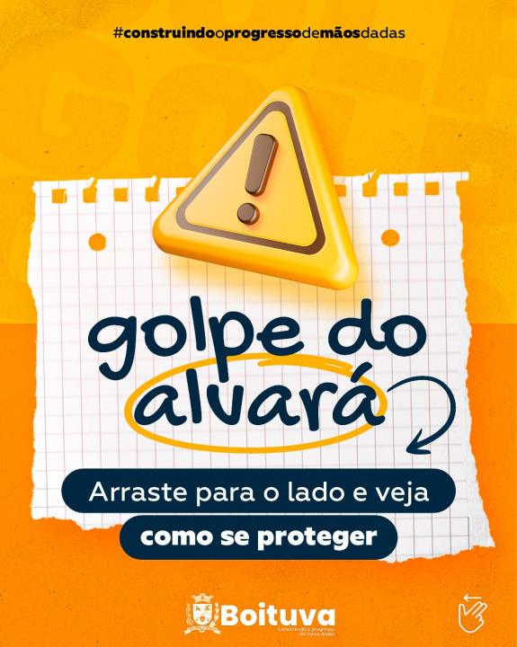 GOLPE DO ALVARÁ: SAIBA COMO SE PROTEGER!