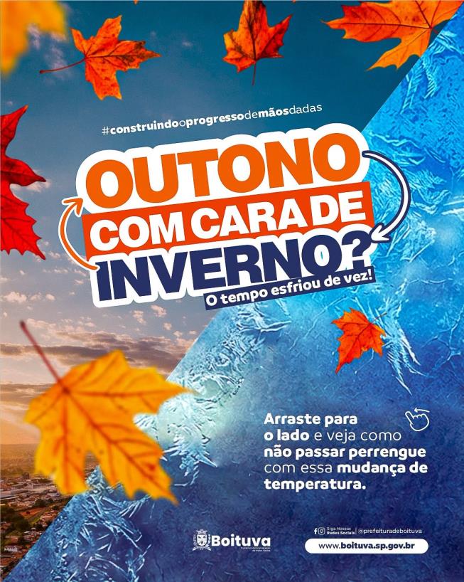 MAIO NEM TERMINOU E O OUTONO JÁ VIROU INVERNO?