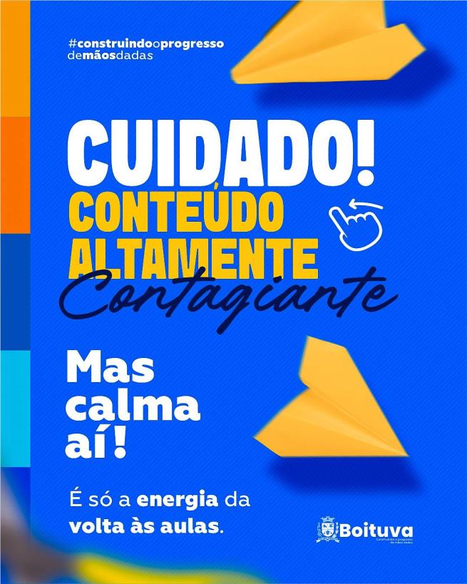 CONTEÚDO ALTAMENTE CONTAGIANTE!
