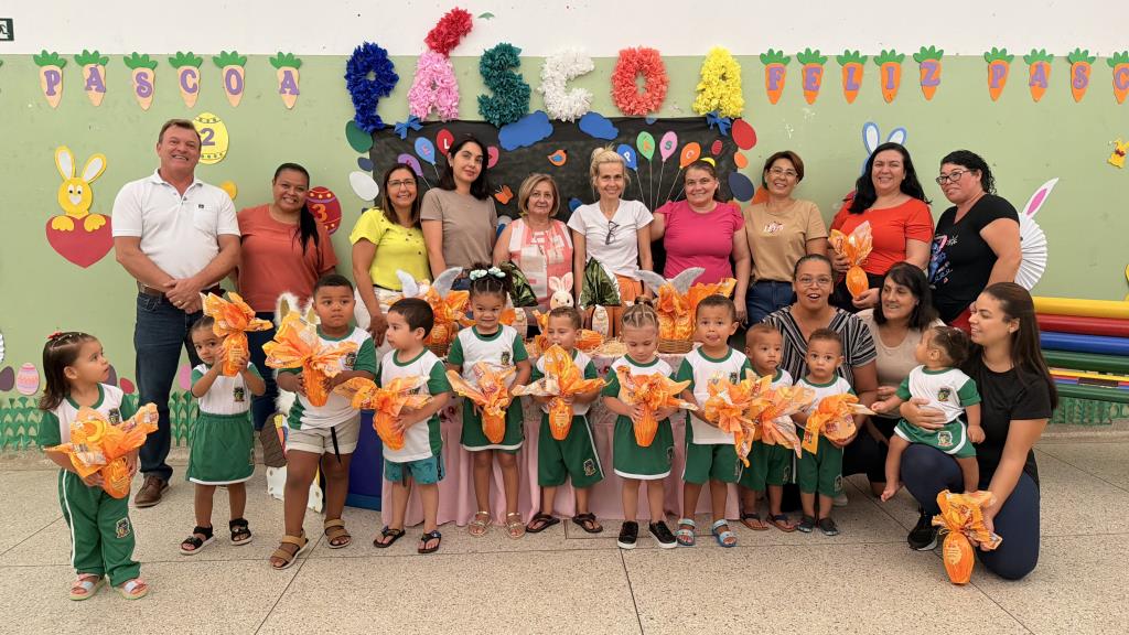 Prefeitura de Elias Fausto realiza entrega de mais de 3 mil ovos de Páscoa para alunos da rede municipal