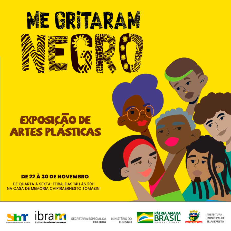 A Secretaria de Cultura e Turismo promove mais uma edição do evento "Me Gritaram Negro"