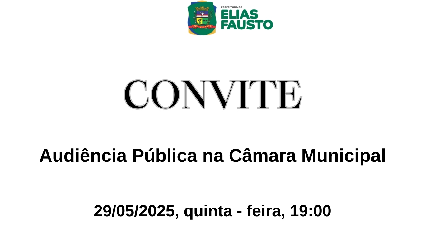AUDIÊNCIA PÚBLICA 29/05/2025