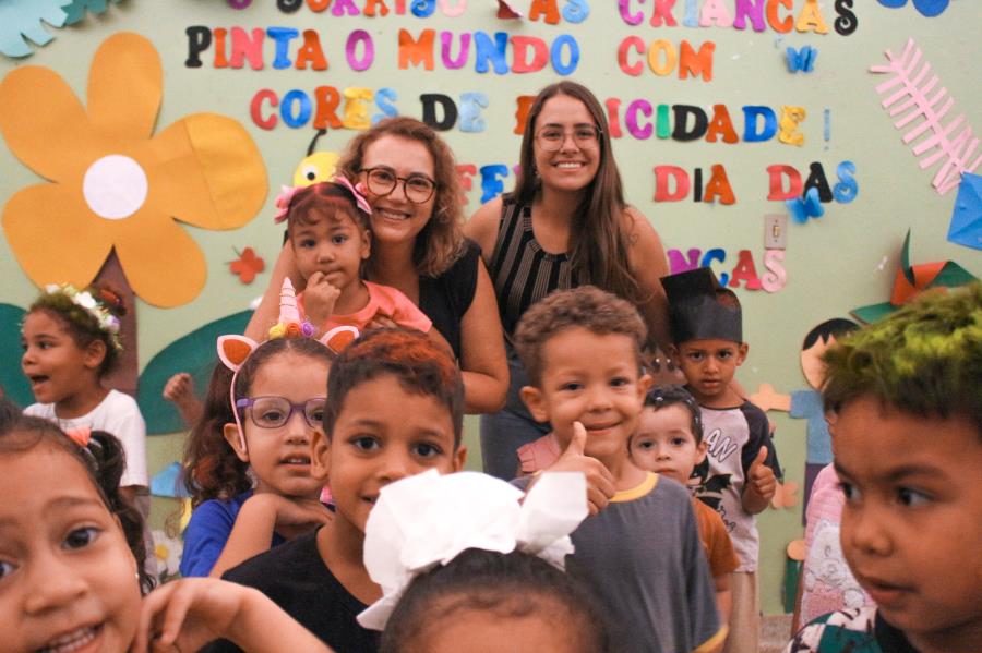 ALUNOS DA REDE MUNICIPAL COMEMORARAM O DIA DA CRIANÇA NAS ESCOLAS