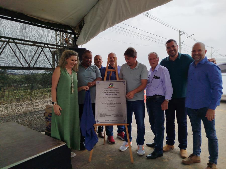 PREFEITO LANÇA CONJUNTO HABITACIONAL DA CDHU NO LAÉRCIO BETARELLI