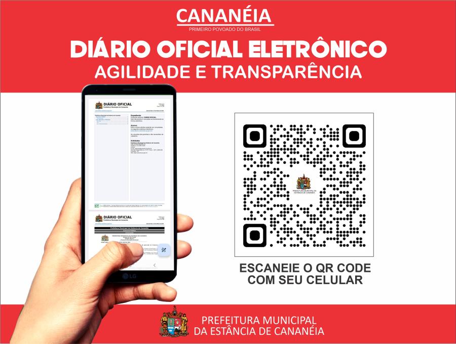 Cananéia disponibiliza Diário Oficial Eletrônico