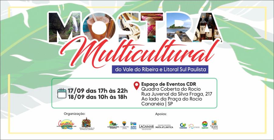 Inscrições abertas para expositores na Mostra Multicultural do Vale do Ribeira e Litoral Sul Paulista
