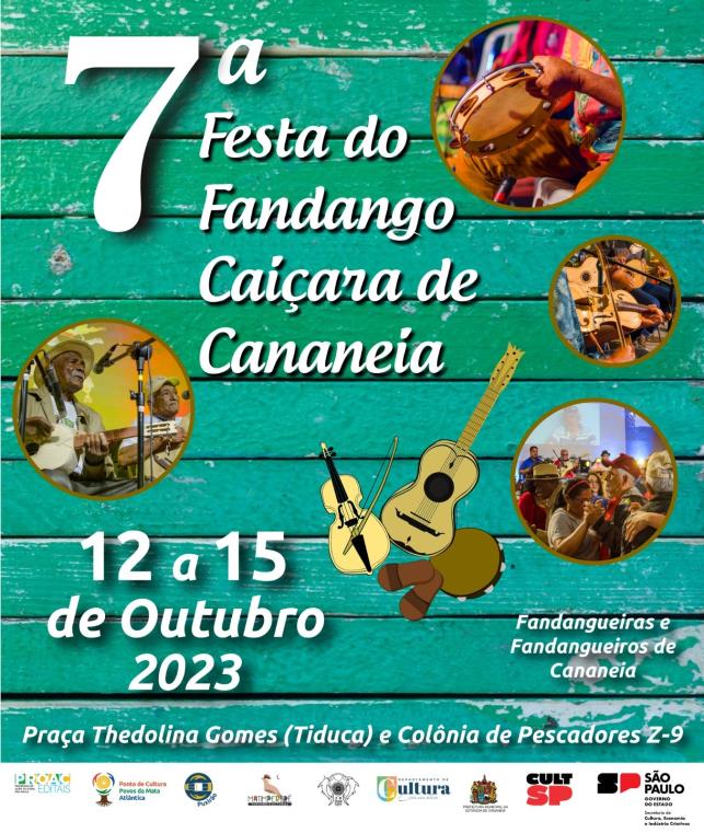 Vem aí 7ª Festa do Fandango Caiçara de Cananeia